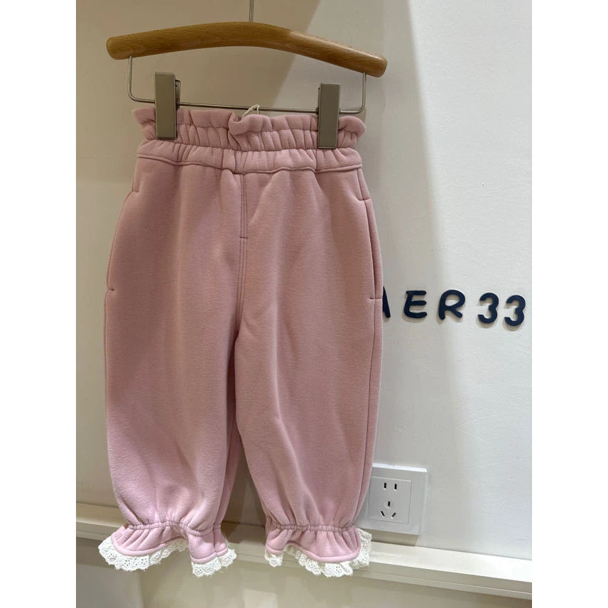 花儿三三·冬~花边束脚休闲裤8845（汉服裤）