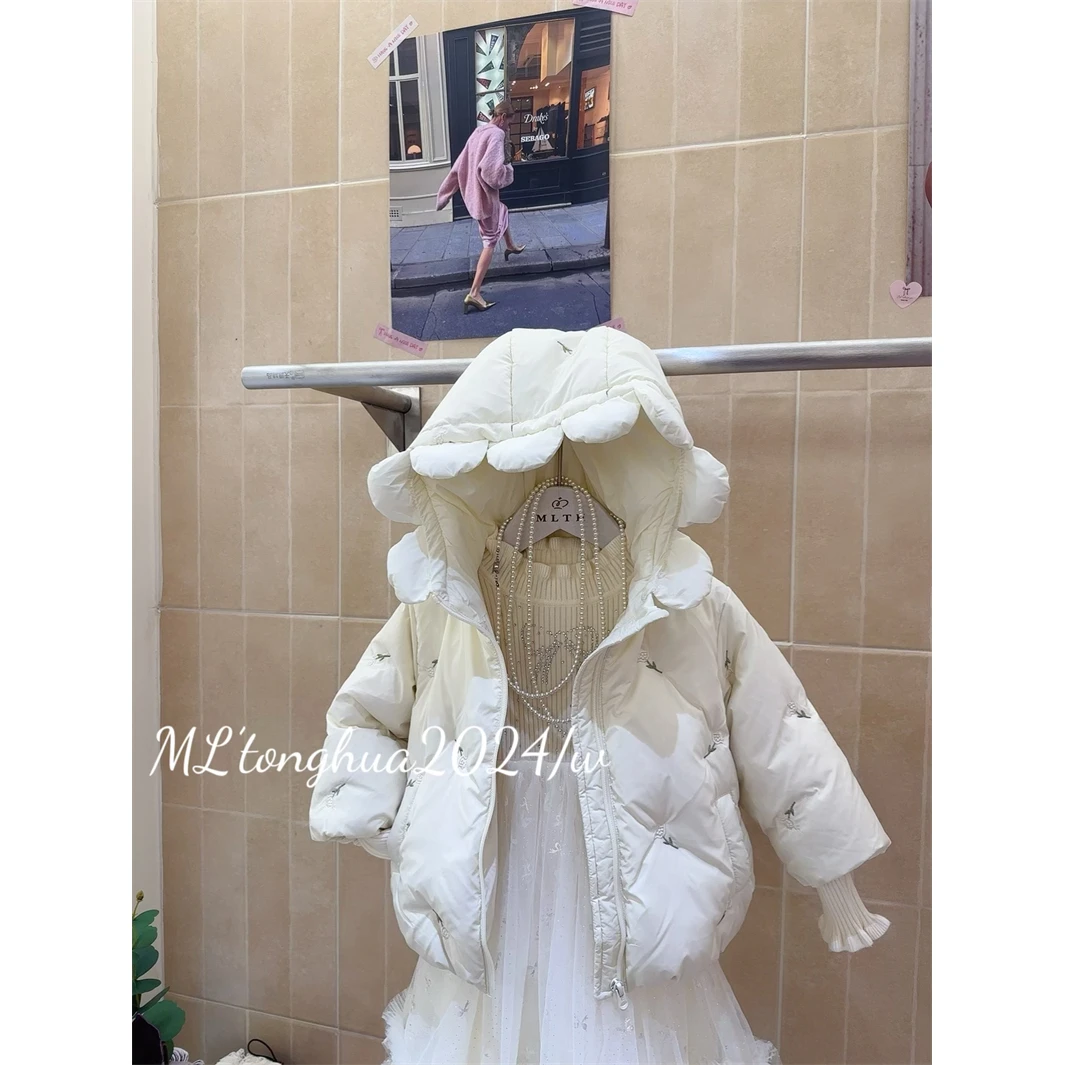 羽4~美丽童话~花朵帽子羽绒服1YG45047