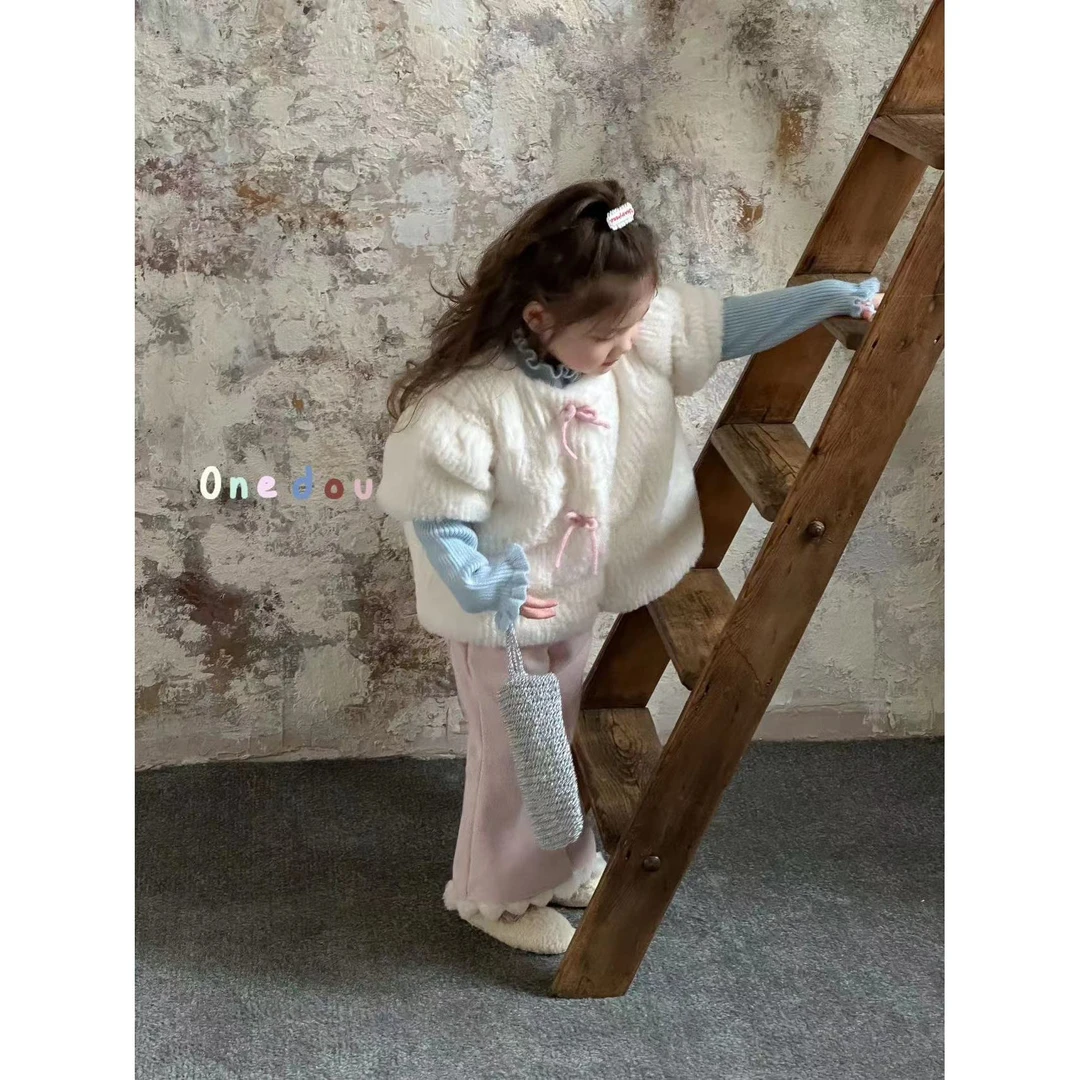 One豆~暗扣毛毛马甲2888