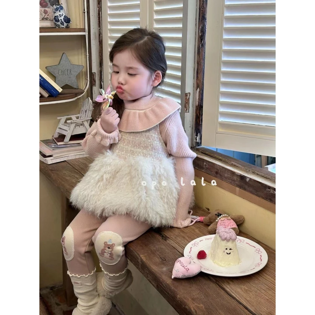 Opo La La·冬~咩咩羊吊带裙6980