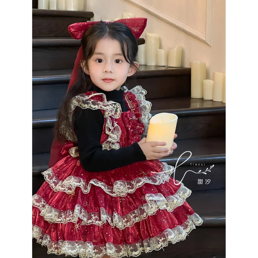 甜汐·冬~蕾丝花边洛丽塔裙250236（汉服）四季款不加绒