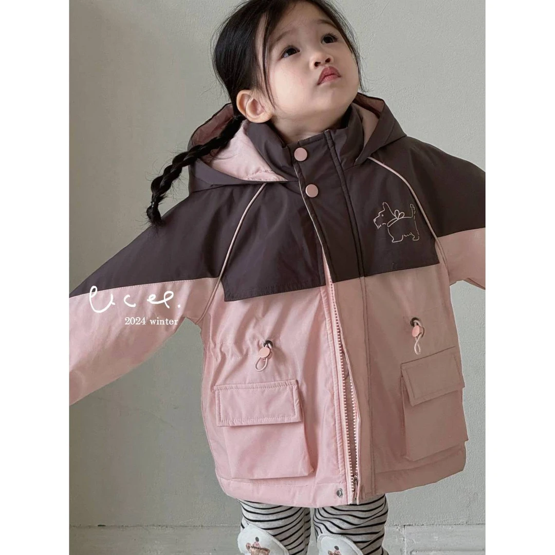 釉兮~小狗冲锋衣外套K1881