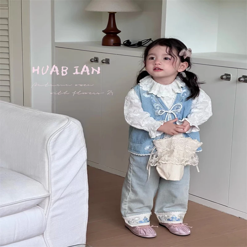 HB~刺绣牛仔裤20001