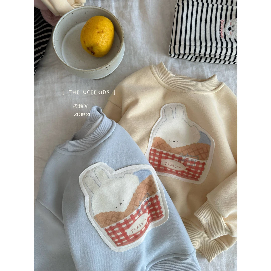 釉兮~长耳朵兔卫衣U258302