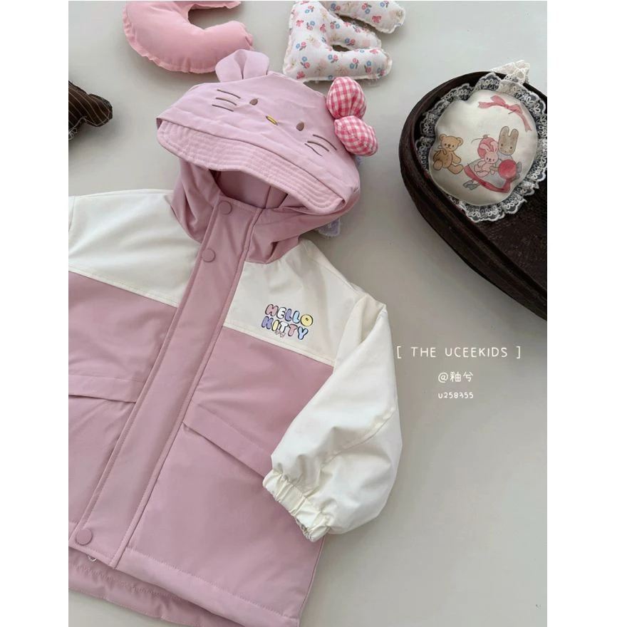 釉兮~连帽冲锋衣U258380