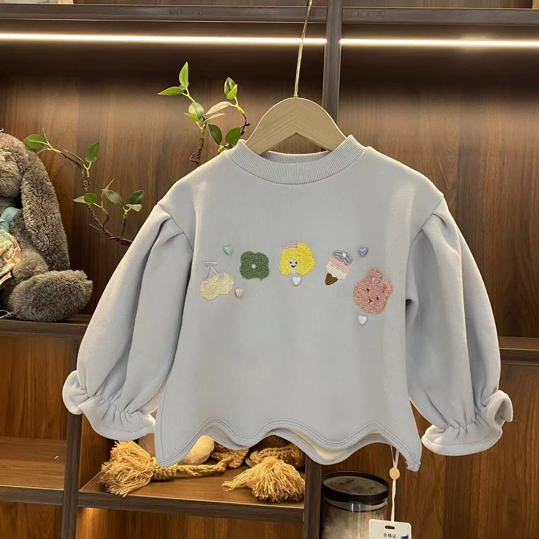 甜汐~卡通图案卫衣250158