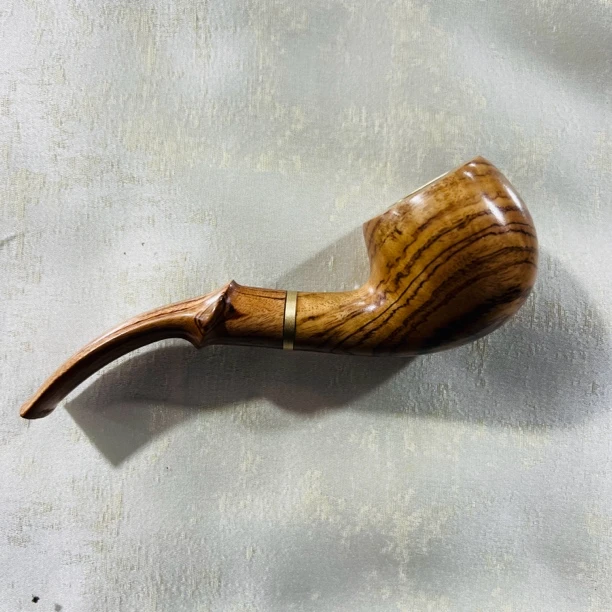 大烟斗 文玩把件纹理随机