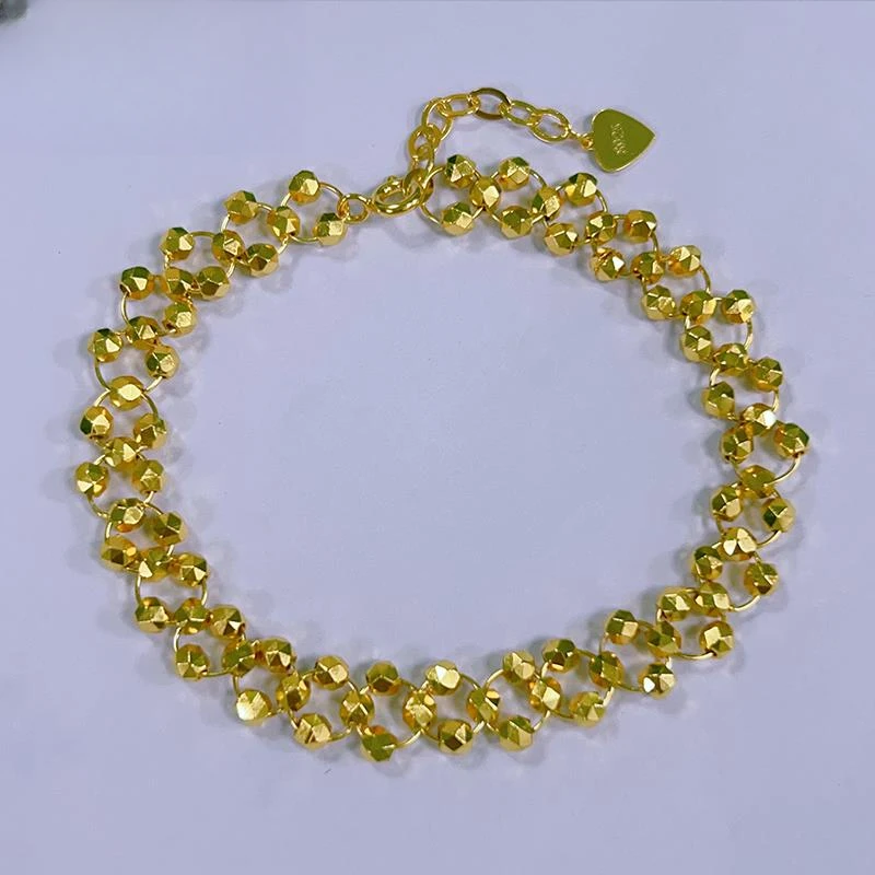 925银手链 【晓蕾专享】925银双层蹦迪珠手链 YSL345