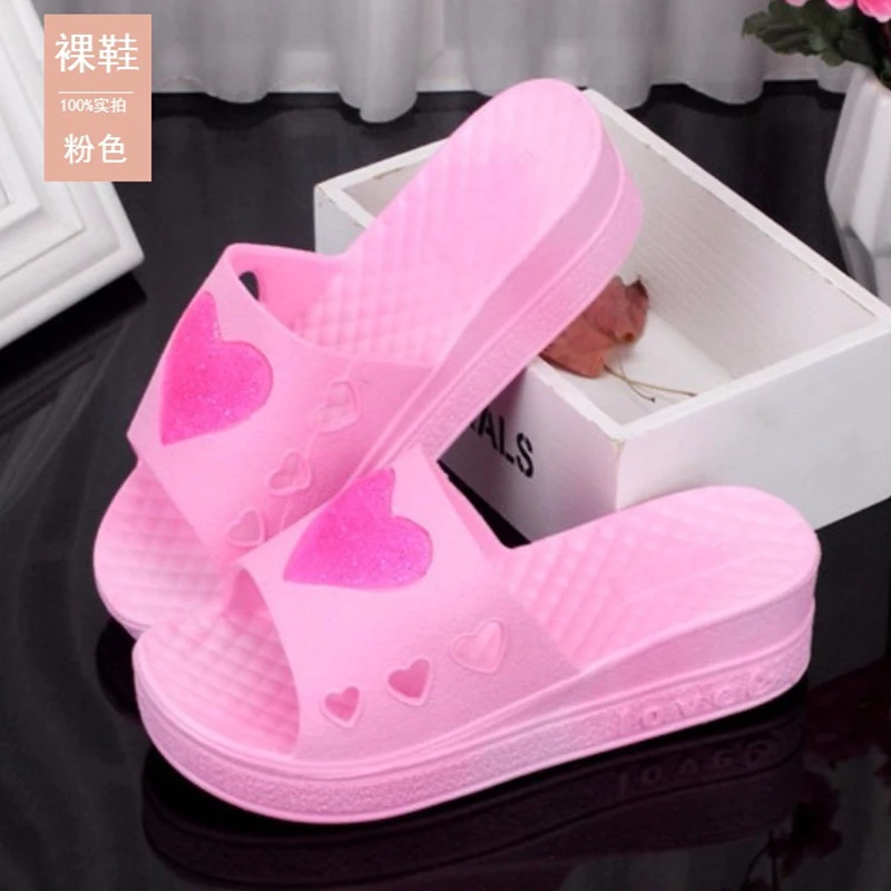 松糕鞋女厚底拖鞋时尚韩版百搭外穿夏季内增高防滑软底居家凉拖鞋