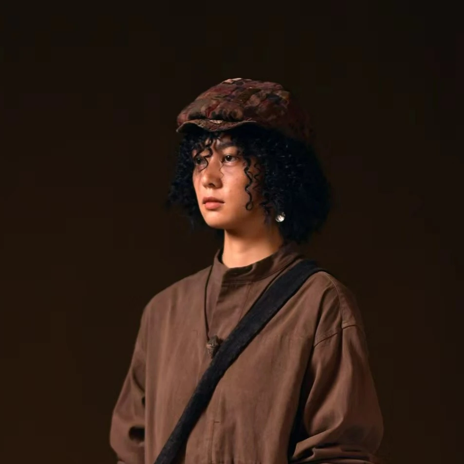 【7折】左岸迷香 拼色 帽子 文艺 百搭设计师 通用亚麻优雅帽子0027