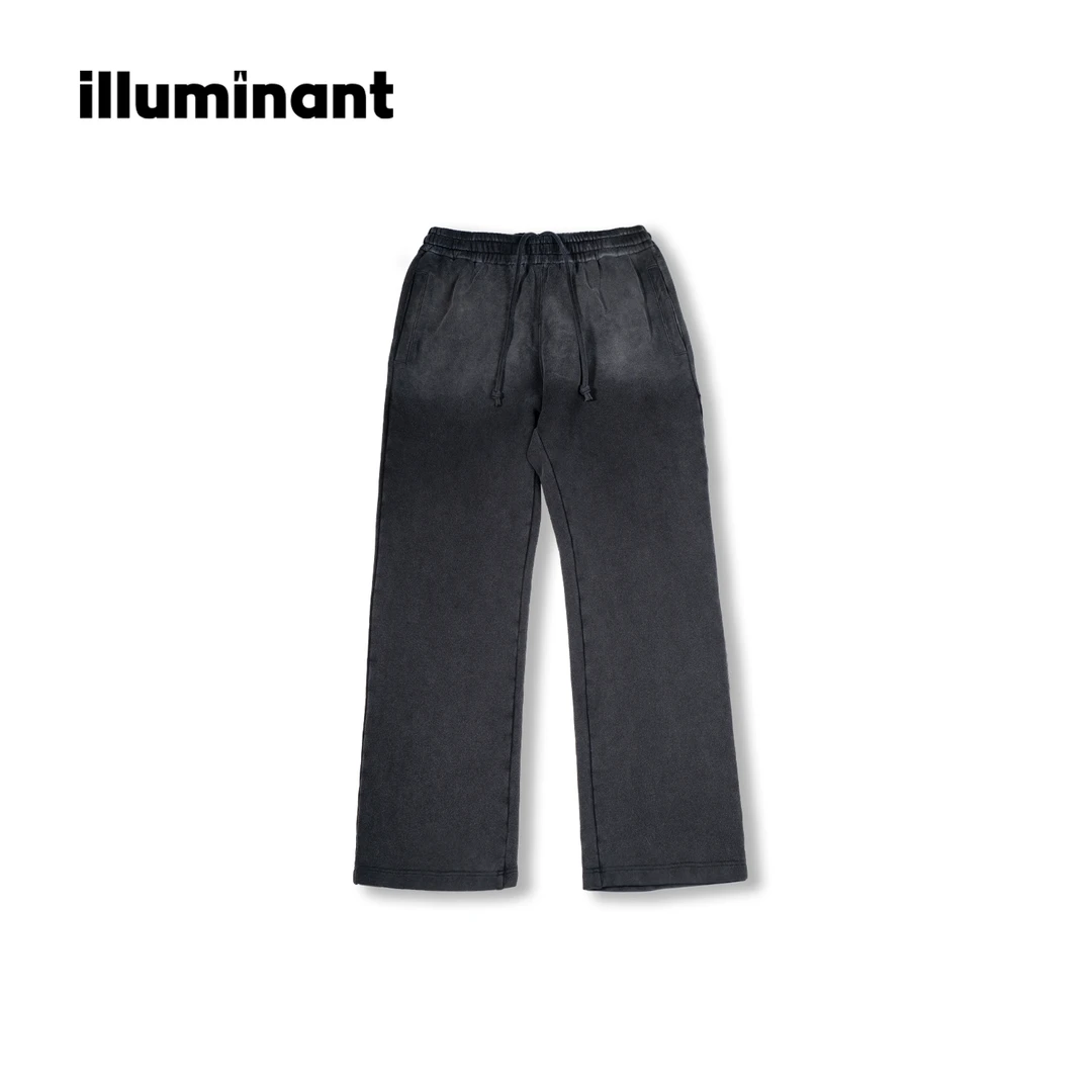 illuminant | GHOST闪灵 男士做旧轻奢直筒宽松休闲裤春秋款长裤