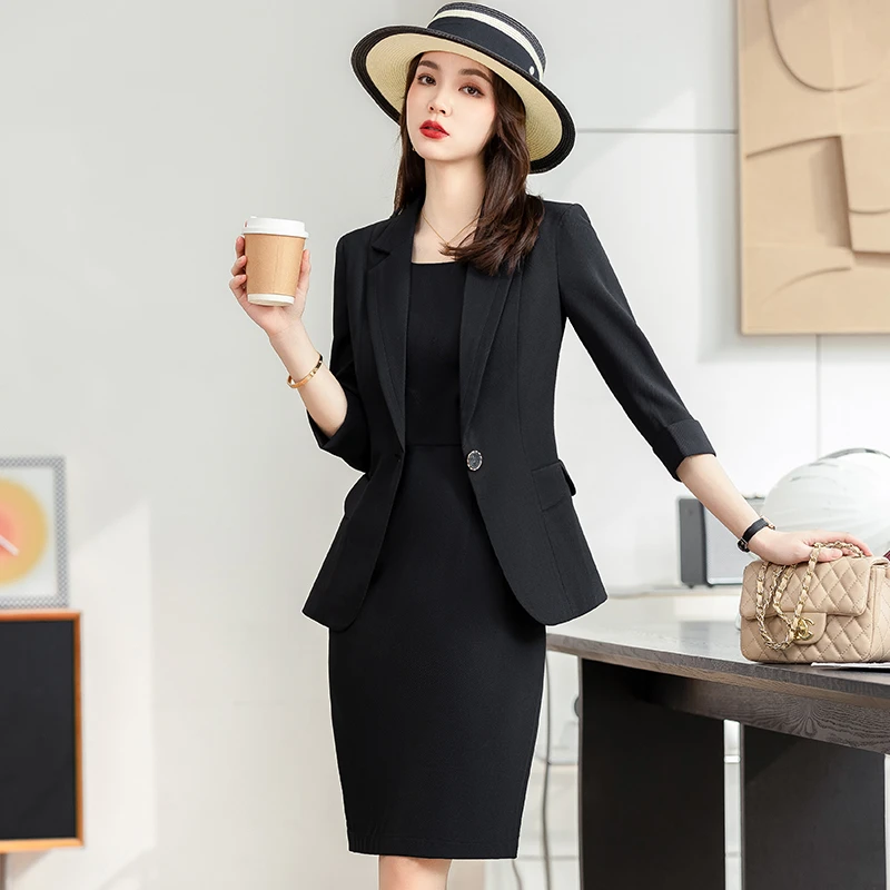 2306#单件西装粉色秋冬款式