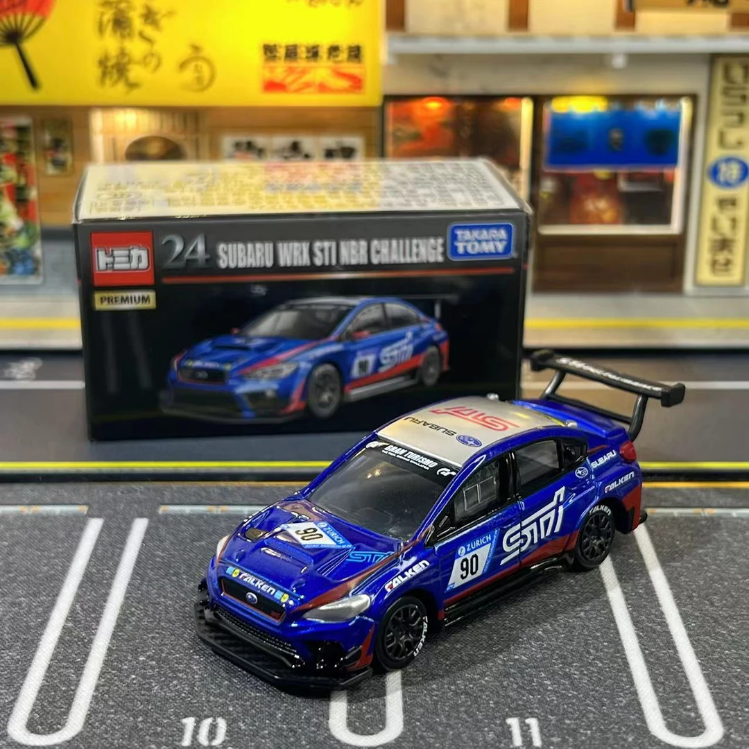 TOMY多美卡黑盒TP24 合金车斯巴鲁WRX运动拉力赛车玩具车
