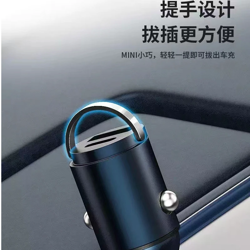 准新品  车载车充一拖二点烟器手机转换插头迷你车充无线隐形汽车