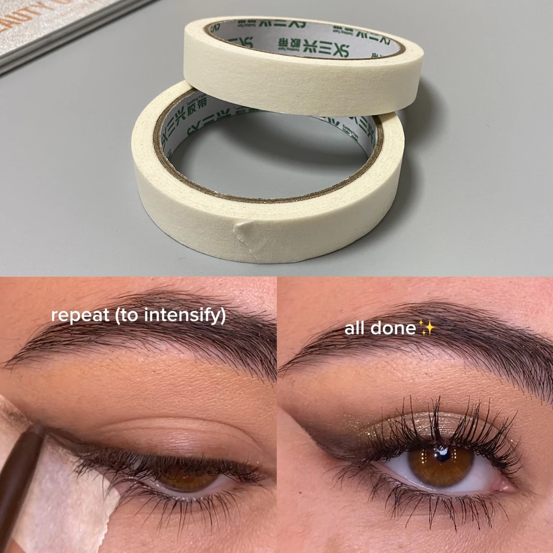 化妆师专用眼影眼线胶布带画出泾渭分明眼影新手辅助化妆用品撕拉