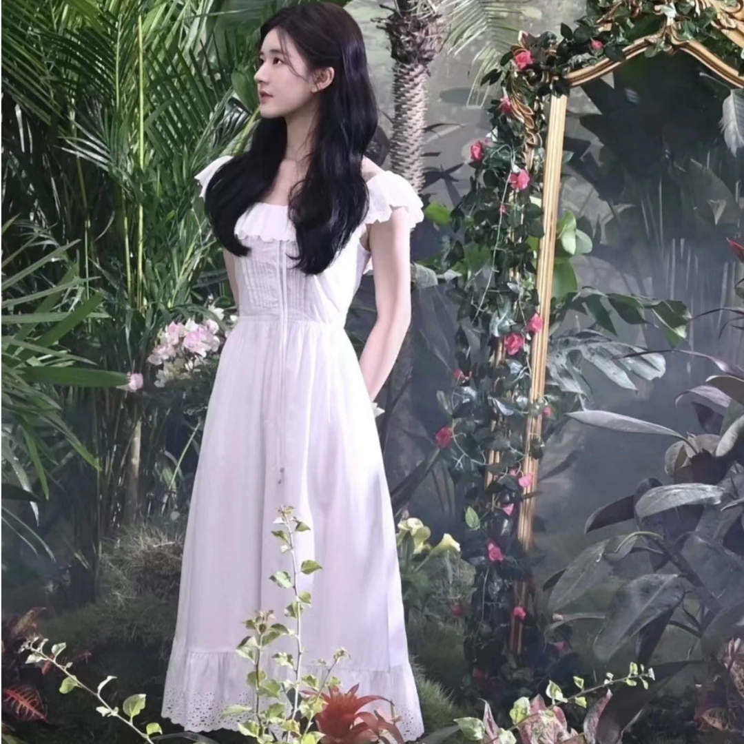 全新未使用 Celine/思琳 荷叶边连衣裙/公价29500/36码