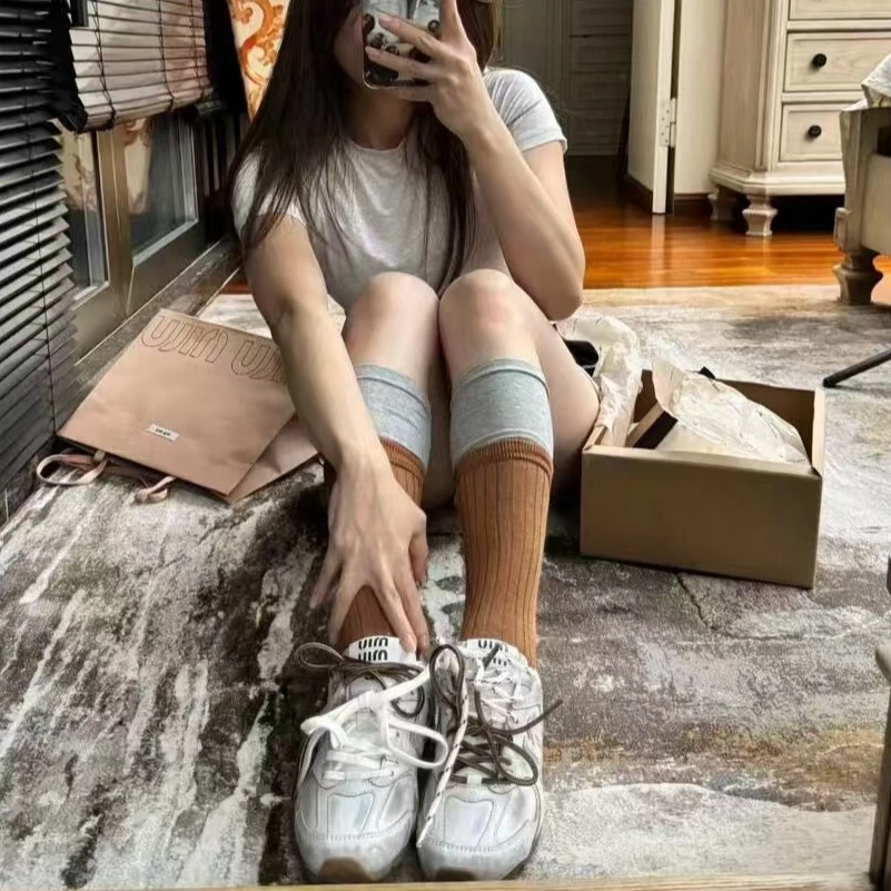 全新未使用 MIU MIU/缪缪 /X New Balance 系带休闲运动鞋/36码