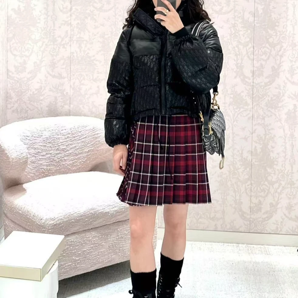 全新未使用 DIOR/迪奥 /百褶半身裙/38码