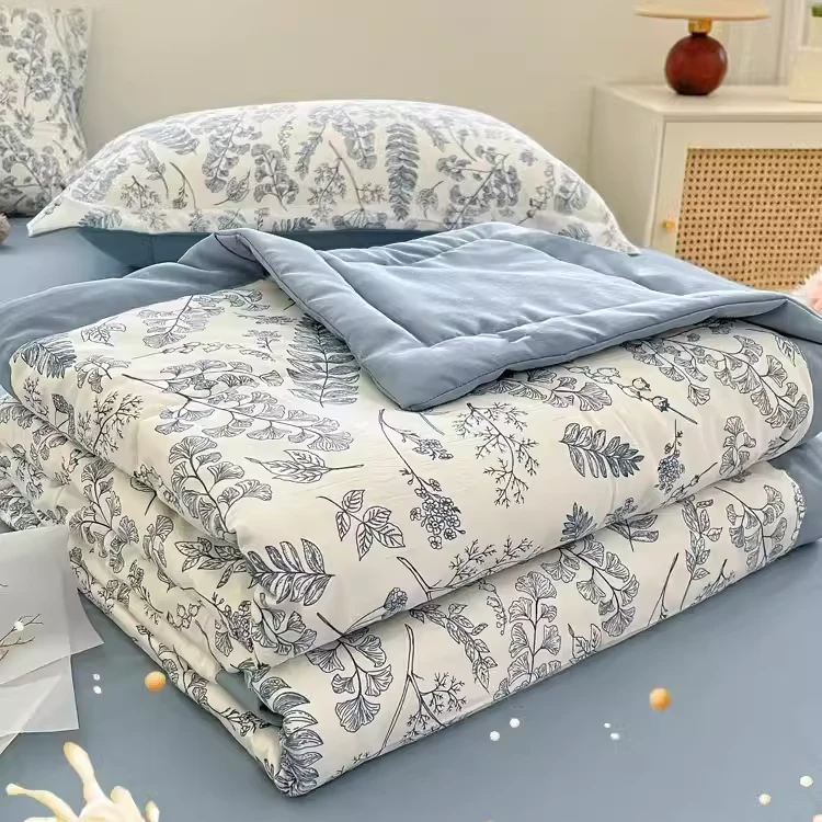 夏凉被空调被单人1.5米×2米学生宿舍可机洗双人2米×2.3米薄款夏被