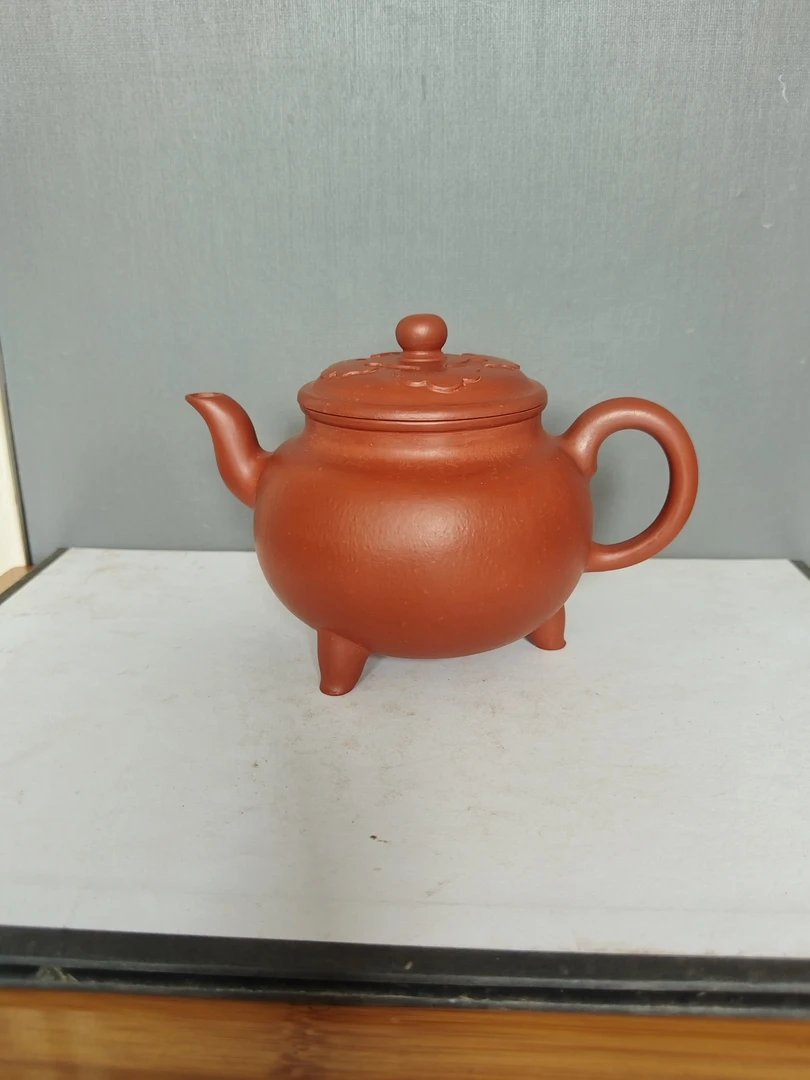 大彬如意，350cc，红卫朱泥，李剑强全手工制作