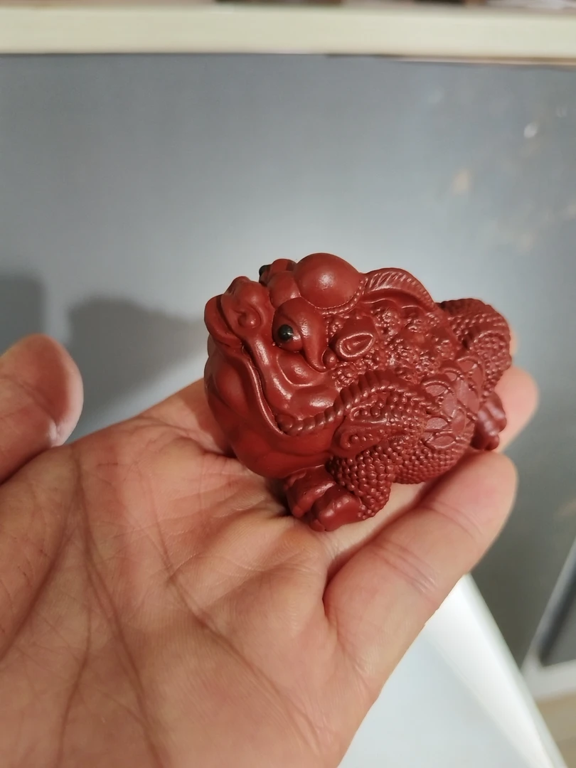 金蟾茶宠，大红袍朱泥