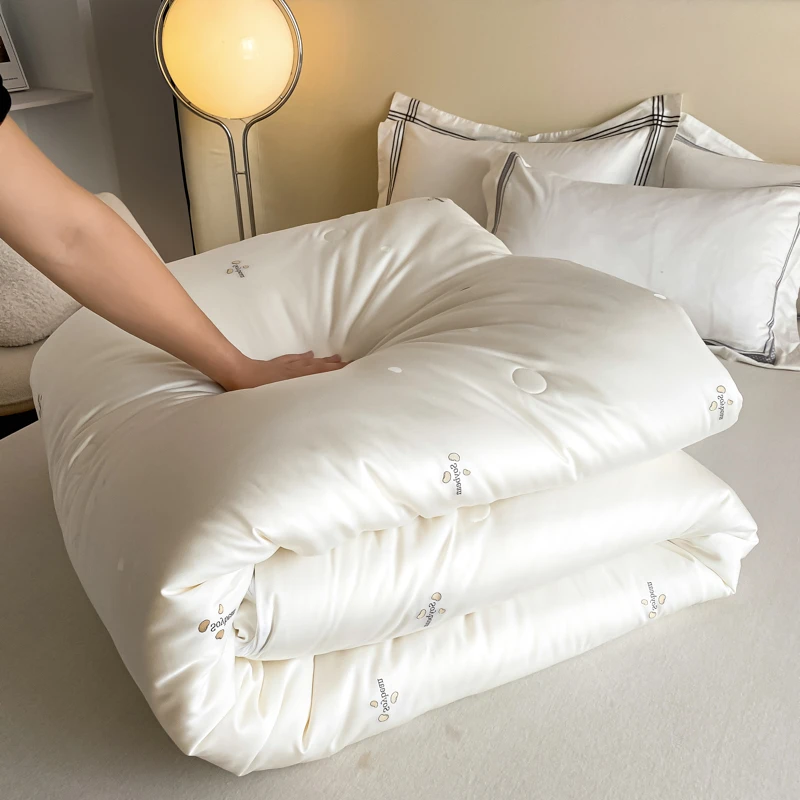 【大豆被】李官奇A类母婴级蚕丝大豆蛋白被子夏被四季被冬被