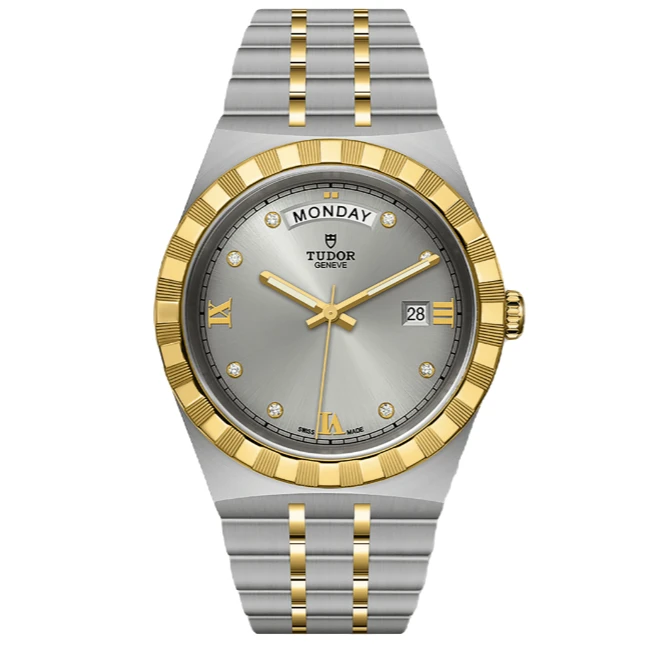 全新未使用 TUDOR/帝舵 皇家银金钻/28-41mm/公价33000时尚男士