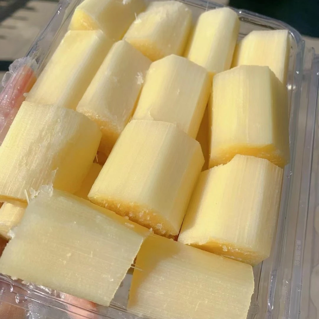 【满39元包邮】紫皮甘蔗  削好去结  一盒约500g