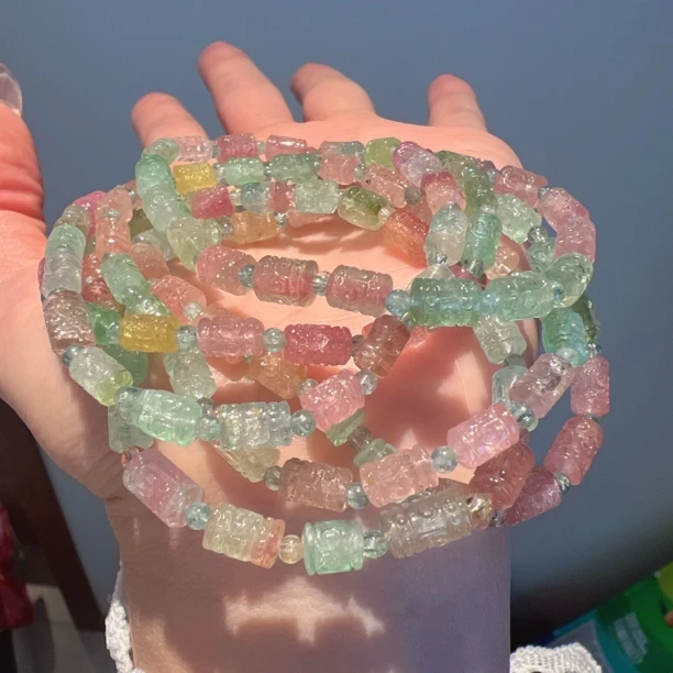 天然碧玺手串（多样性发一）/2477