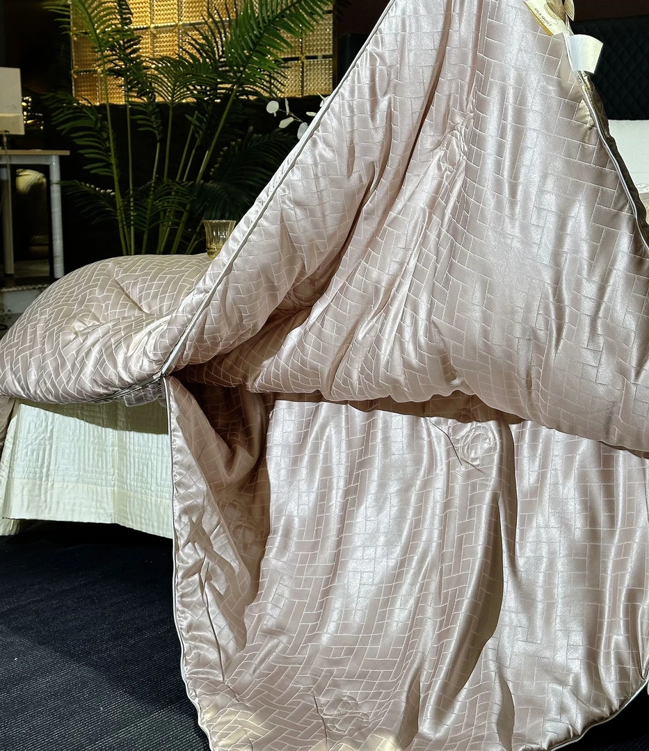 曼邦  轻奢系列天丝蚕丝大豆纤维子母被二合一可拆卸保暖被芯