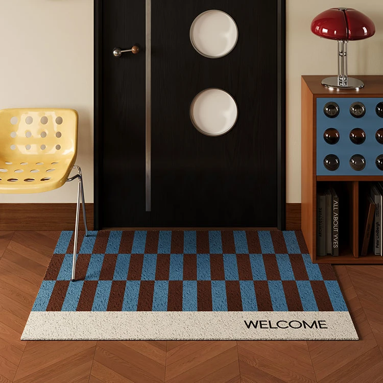 午后柏林中古丝圈地垫入户门垫门外进门口防滑耐磨耐脏可裁剪脚垫
