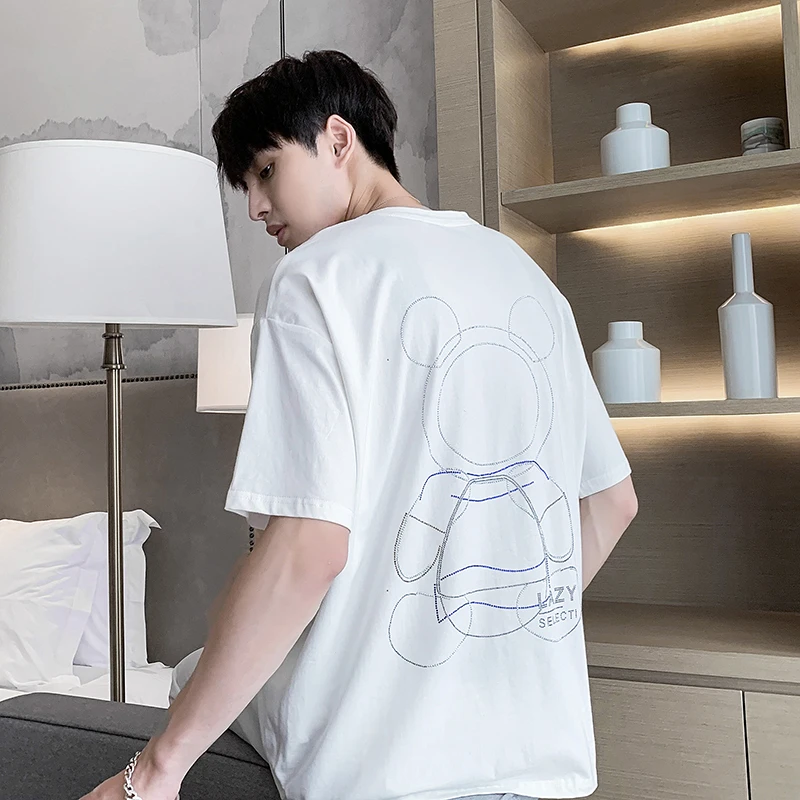 断码孤品按编号拍春款男装宽松半袖