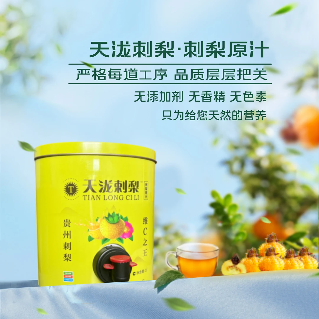 天泷刺梨·2L家庭豪华装刺梨原汁（特级）