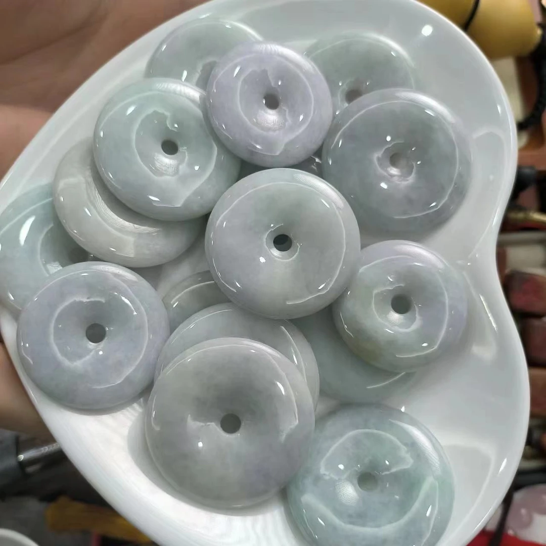 翡翠平安扣 拍一发一-624055