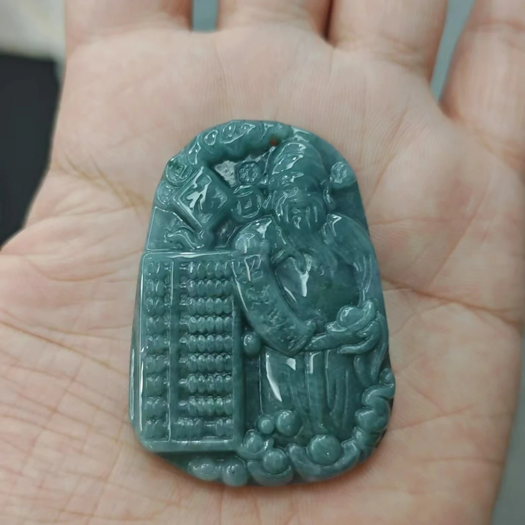 翡翠颈饰如意算盘 拍一个发一个-729018