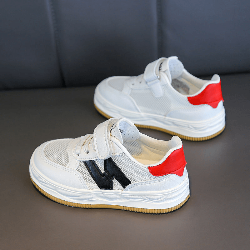 蜡比小星儿童网鞋女童鞋子男童小白鞋透气网面休闲鞋2023夏季新款