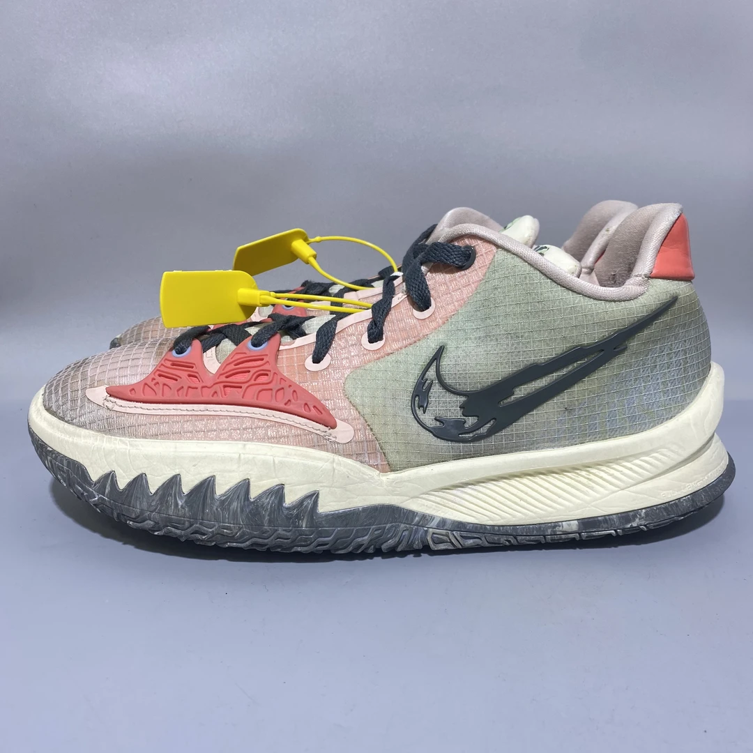 H 44码 耐克 欧文low4 珊瑚橙 低帮实战篮球鞋