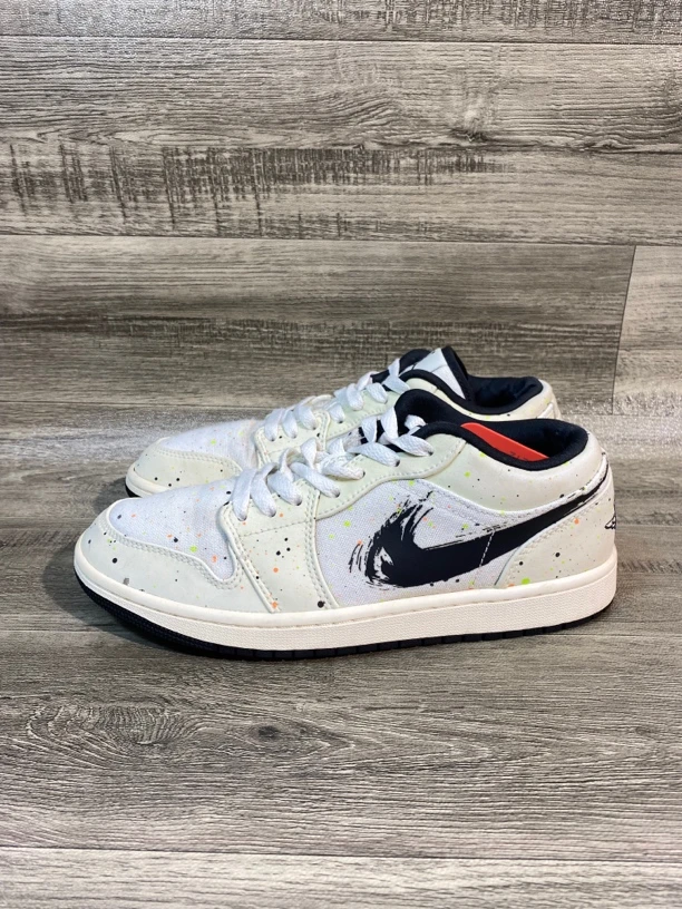 95新40码 aj1 米白黑 低帮板鞋