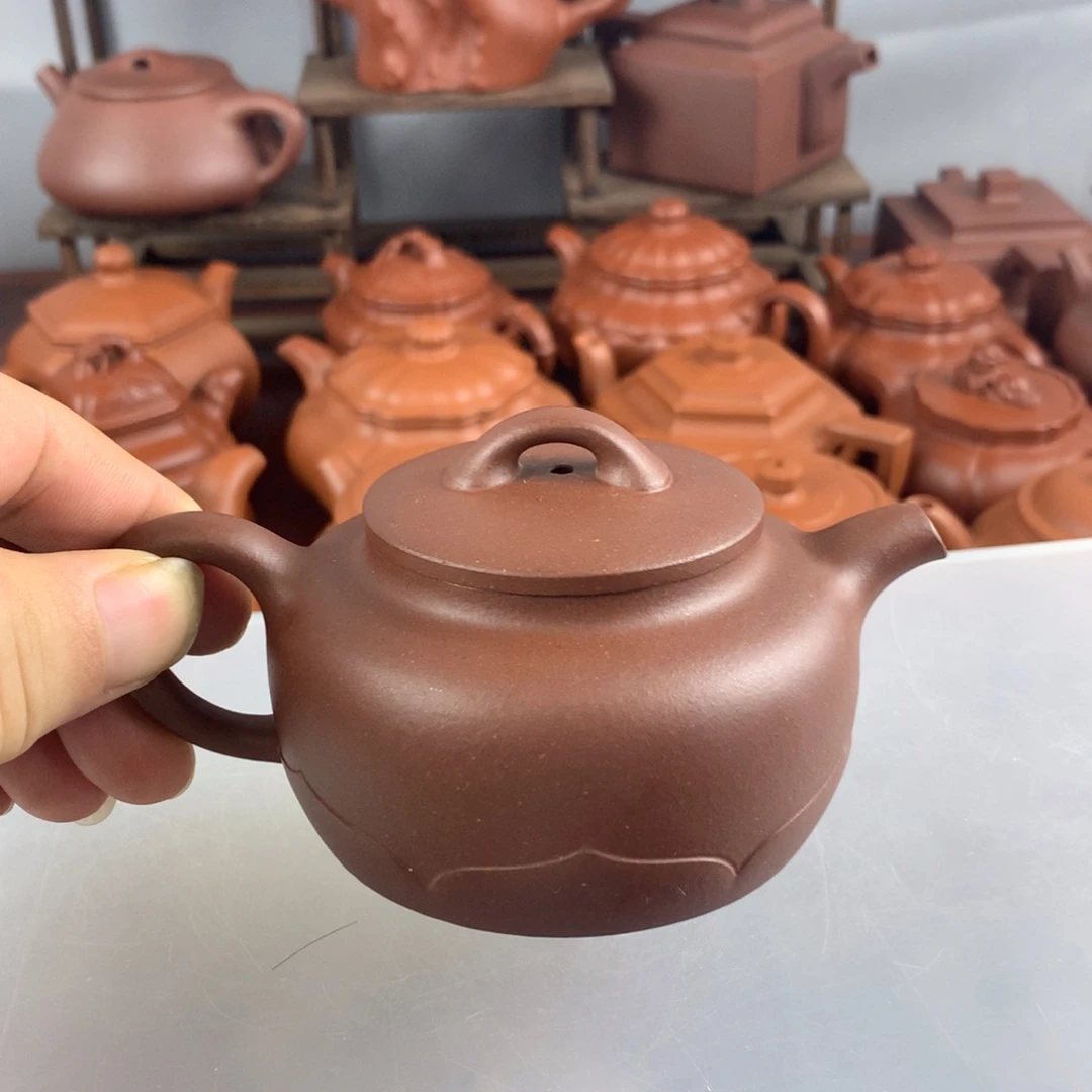 紫砂茶壶四号井底槽青
