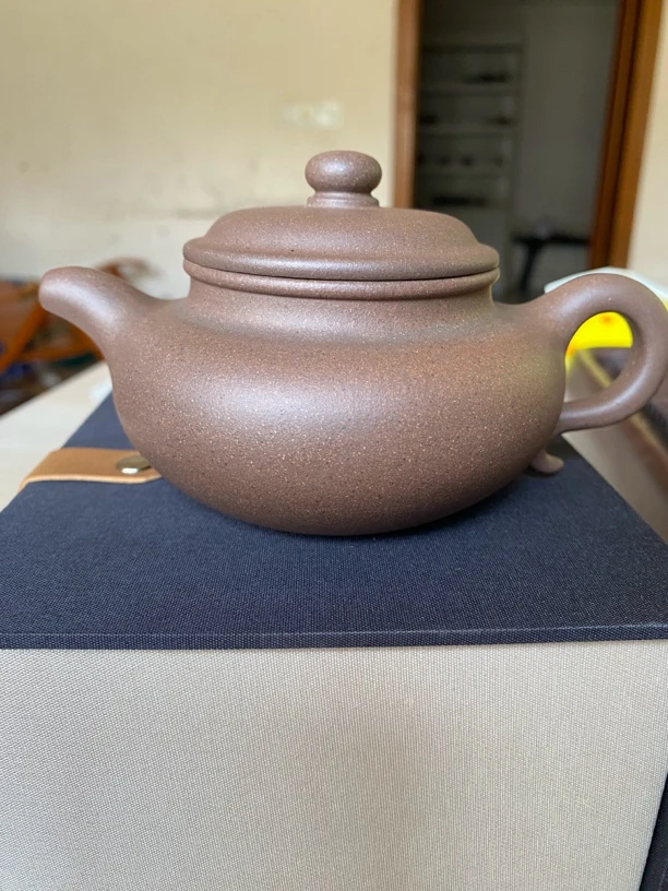 大水潭青灰紫泥仿古壶