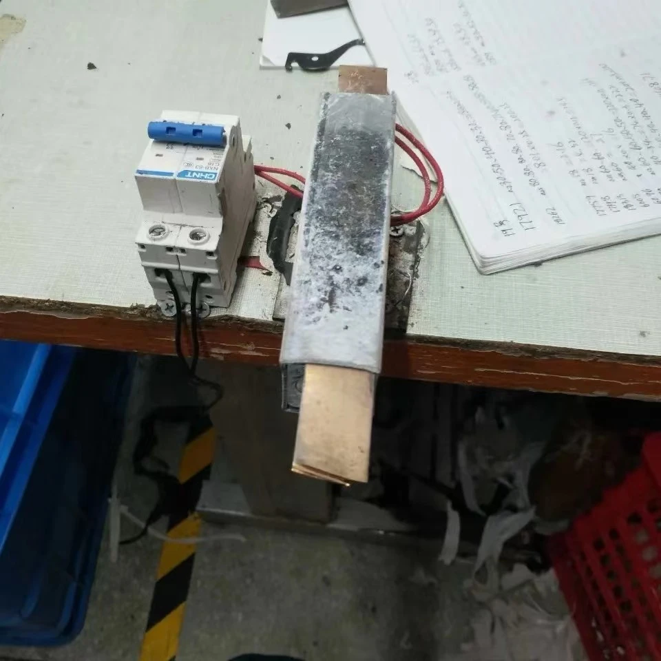 橡胶鞋底中边电热割边机橡胶大底中边割边机带电热管铜片套装