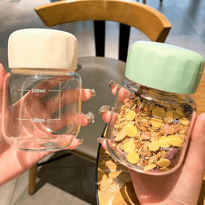新店开业亏本网红茶杯韩版便携玻璃水杯学生高颜值小杯子简约可爱