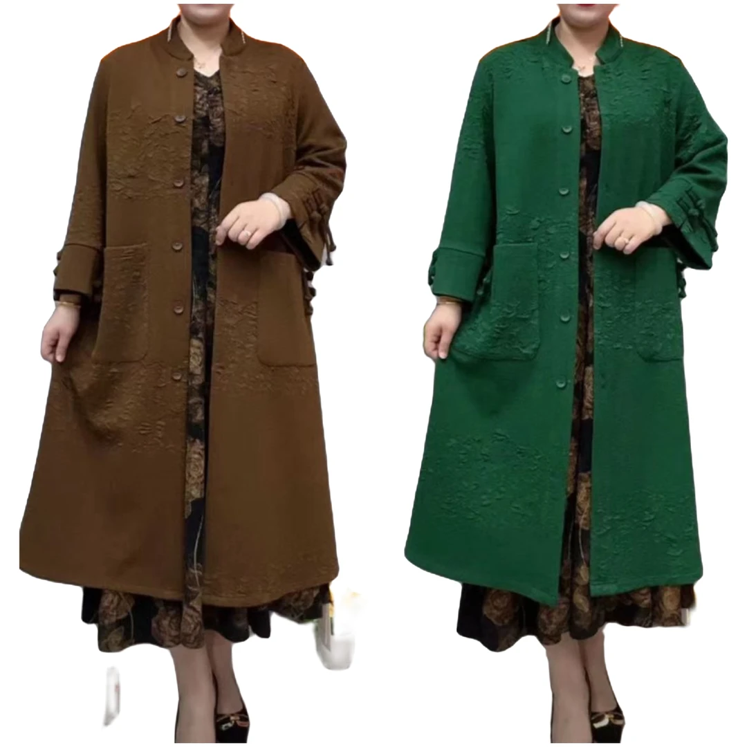 春秋新款洋气时尚百搭显瘦立领大方兜风衣