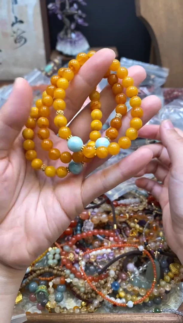 【闪购商品】蜜蜡手链未镶嵌211手串