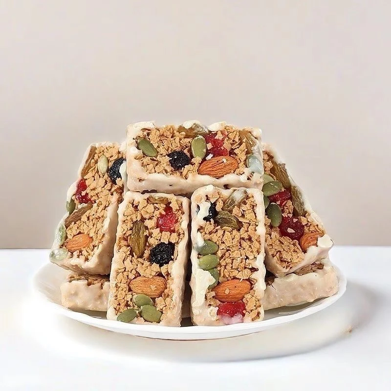 西部黑青粿酸奶青藏高原旅游特产牦牛青稞炒酸奶酥脆坚果