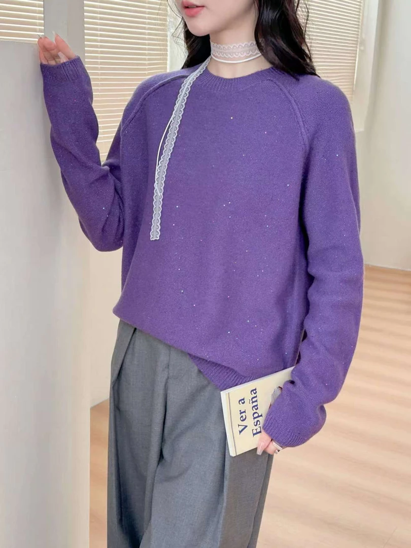 亮片高端时尚毛衫