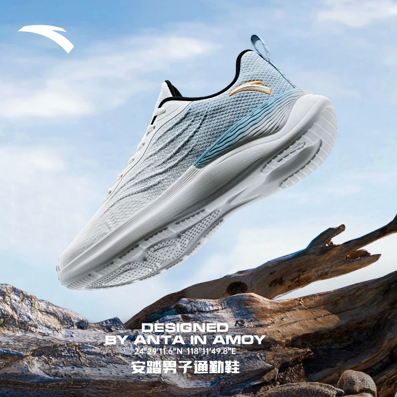 安踏情侣新款慢跑健身缓震通勤训练运动鞋112417790