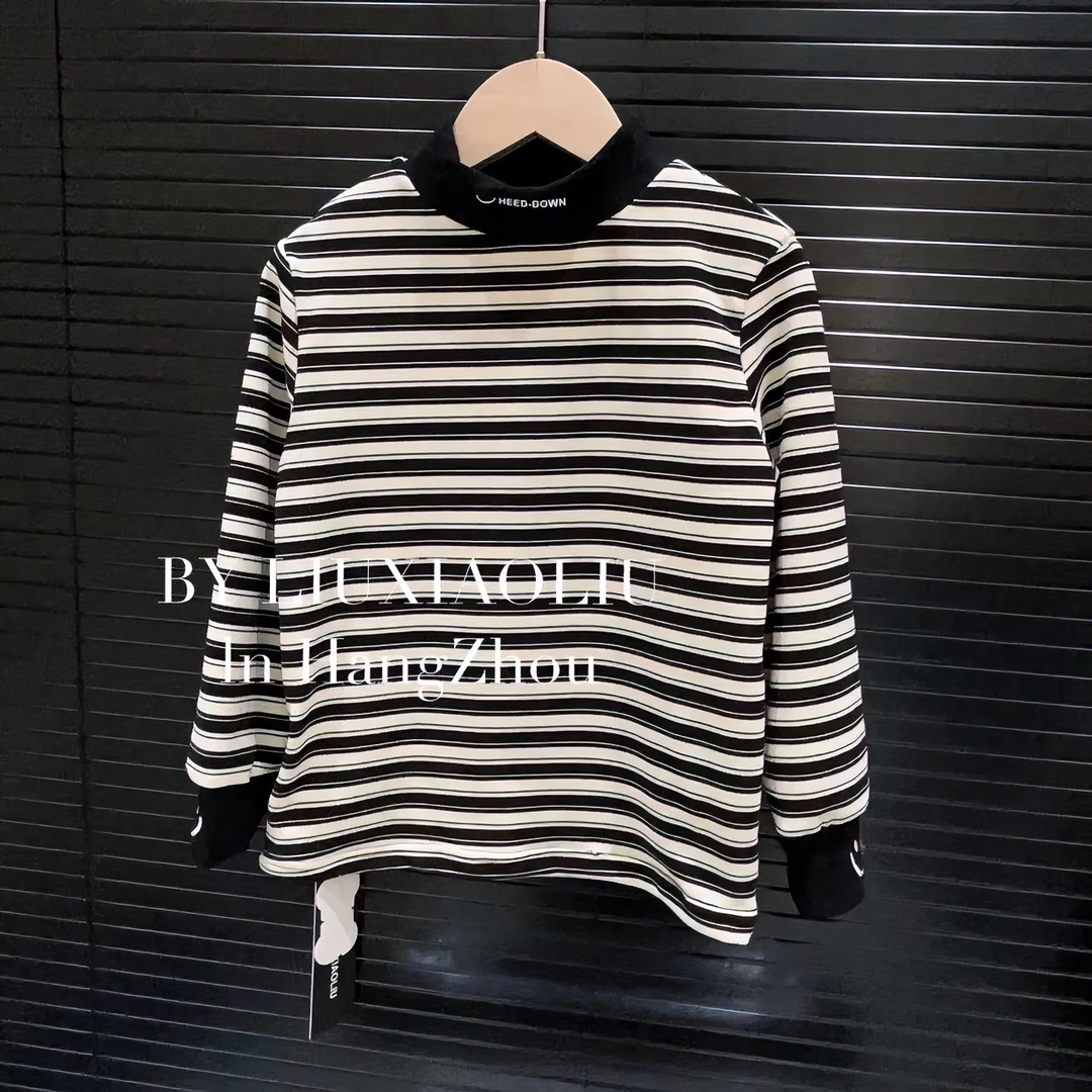 BY LIUXIAOLIU【底气十足】韩版高货秋冬季加厚打底衫T恤9327