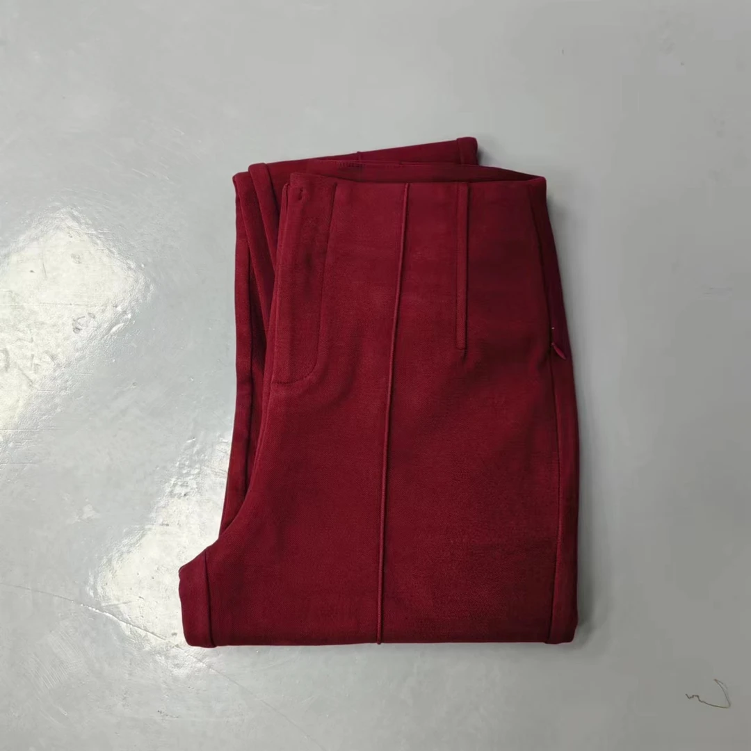 【南油玲姐】红色新款休闲裤82089