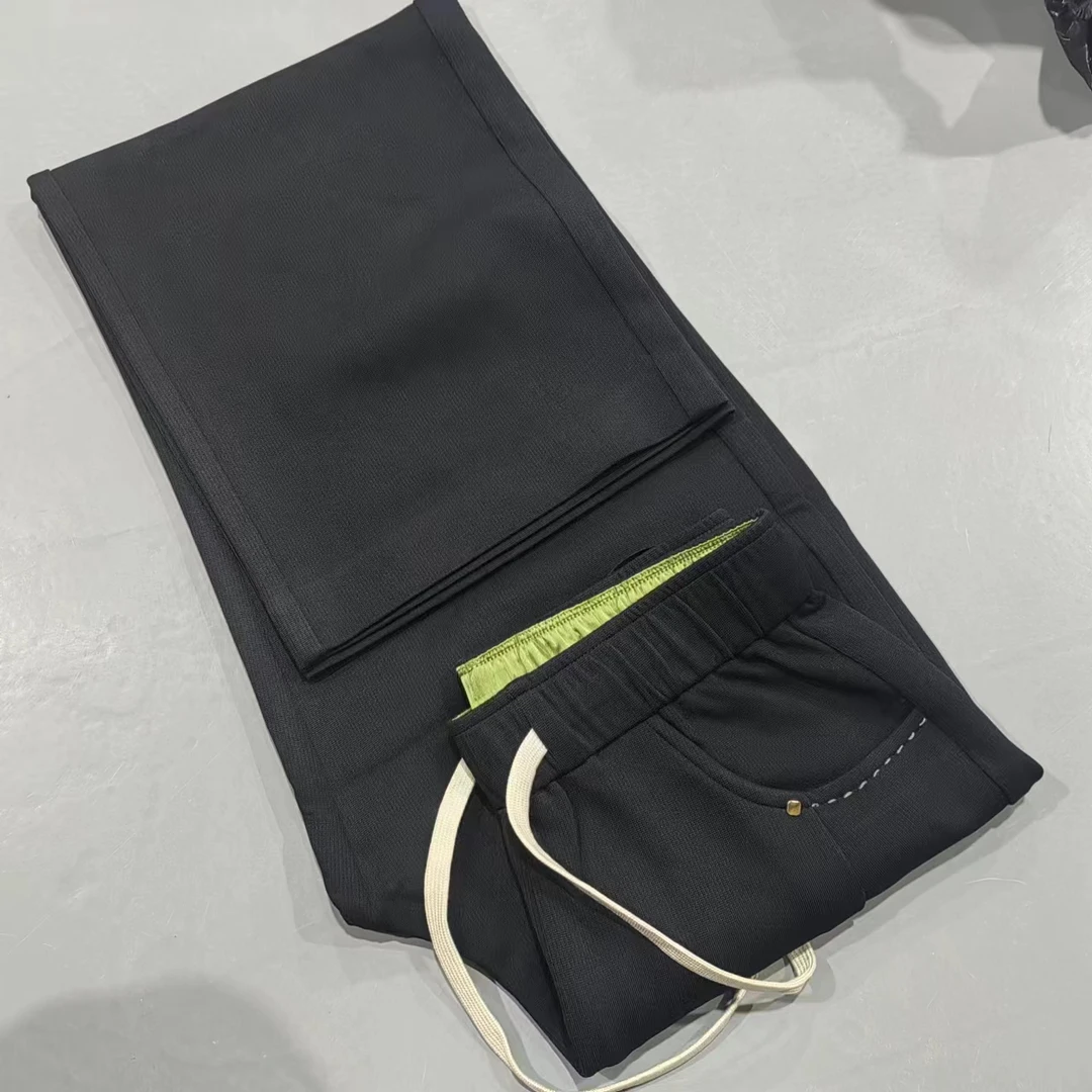 【南油玲姐】黑色松紧腰休闲裤8816